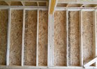 Framed Garage South Wall